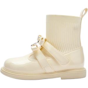 Детские кожаные ботинки дошкольные BALABALA, Ecru 10301