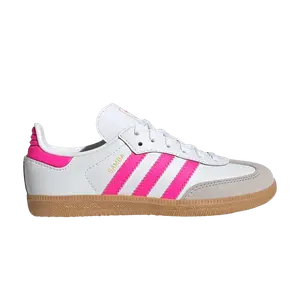 Кроссовки Adidas Samba OG C, White Lucid Pink