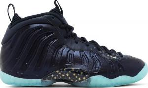 Кроссовки Nike Little Posite One GS 'Gold Stars', синий