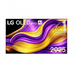 Телевизор LG OLED Evo G5, 55", 4K, OLED, 165 Гц, чёрный