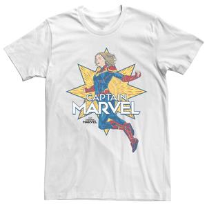 Мужская футболка Captain Marvel Star Licensed Character
