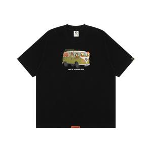 Футболка с принтом от A Bathing APE Aape, черный