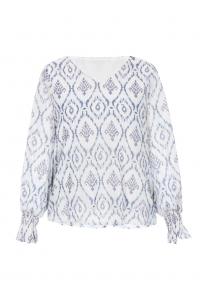 Блуза Gaya Fashion Look, сапфировый/светло-голубой