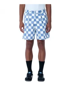 Клетчатые шорты прямого кроя с логотипом. Human Made, синий