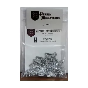 Прусские уланы - Командование, Historical Miniatures - Franco Prussian War (10mm) (Perrin Miniatures)