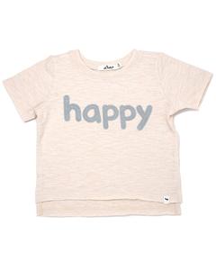 О, детка! Счастливая дымка Аппликация Хлопковая Ткань с утолщениями Футболка Oh baby!, коричневый