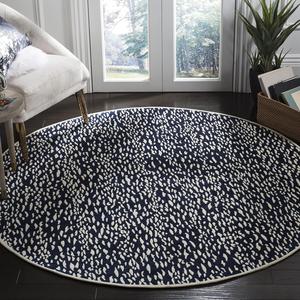 SAFAVIEH Marbella Collection ковер 183 x 183 см navy blue/ivory MRB657B ручной работы из шенилла