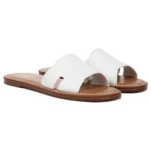 Женские белые кожаные сандалии Franco Sarto Romana J0112S1100 Slide GAL1695 Franco Sarto, белый