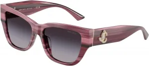 Солнцезащитные очки Jimmy Choo 5039BU с градиентным покрытием, 50648g - Violet - Gradient Gray