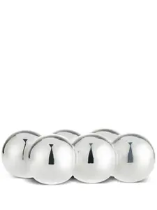 Набор Perles из двух держателей для карт Christofle, серебристый