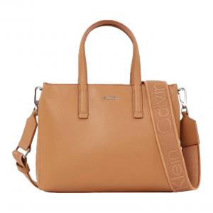 Сумка Calvin Klein Recycled Polyester Shoulder, коричневый