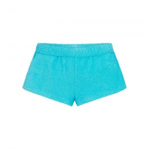 Шорты SKIMS Terry Cover Ups Foldover, голубой