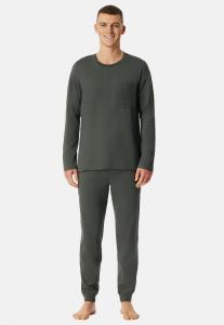 Пижамный комплект Schiesser SET, Dunkelgrün/Dark Green