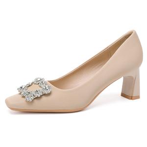 DAPHNE Женские туфли на высоком каблуке черно-зелено-розово-абрикосовые розовые, цвет Pink