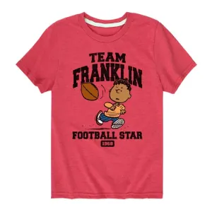 Футболка с принтом «Peanats Team Franklin» для мальчиков 8-20 лет Licensed Character, красный