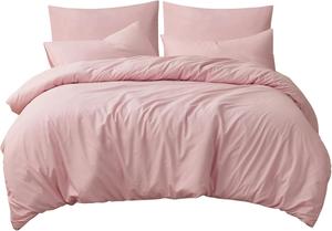 Комплект постельного белья RUIKASI, 3 предмета, 200х200/80x80, ярко-розовый