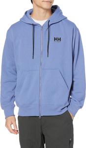 Толстовка Helly Hansen HH32376, логотип HH, застежка-молния по всей длине, флисовая подкладка, плотная, быстросохнущая, флисовая подкладка, фиолетовый