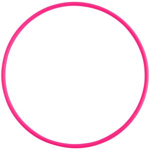 Обруч гимнастический 65 см розовый DOMYOS, неоновый пастельно-розовый