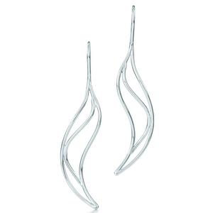 Серьги Tiffany & Co. Elsa Peretti Wave, серебро
