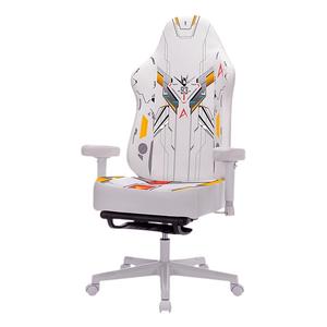Игровое кресло Yunaseer Pretender, Model 9 Mech, алюминий, подставка для ног, белый