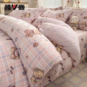 Yalu Пододеяльник 150х200 см из молочного велюра, класс А, для мам и малышей, утепленный, цвет Xiaoxiongzi