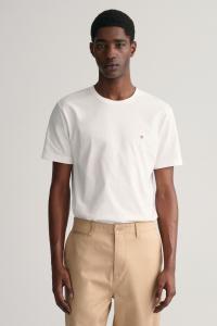 Футболка Shield с логотипом GANT, белый
