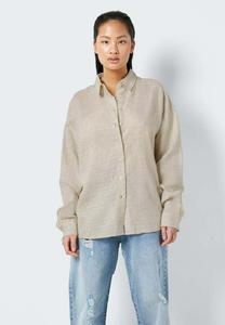 Блуза Noisy May LOOSE FIT, Natural/Brown