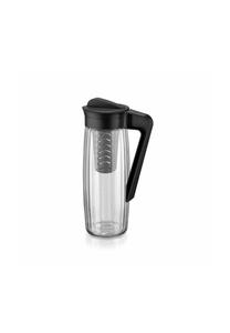 Графин Michelino из рифленого стекла, 1600 мл, черный