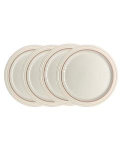 Набор из 4 средних тарелок Heritage Atrium Denby, белый