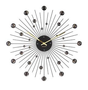 Настенные часы Karlsson Sunburst, 50x4x50 см, черный