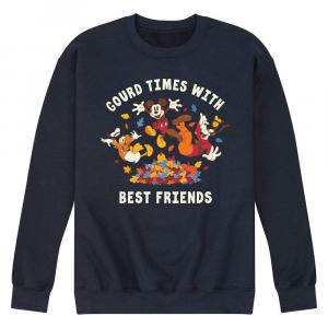 Мужской флисовый свитшот Disney's Mickey Mouse & Friends Gourd Times With Best Friends, темно-синий