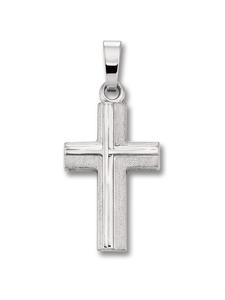 ONE ELEMENT Кулон в виде креста из серебра 925 пробы