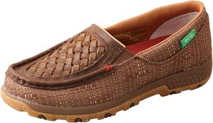 Ботинки Twisted X Men's 6" CellStretch Lacer Nano Safety Toe, Woven Brown & Coffee