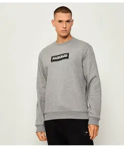 Толстовка с логотипом b-box Relaxed fit Napapijri, серый