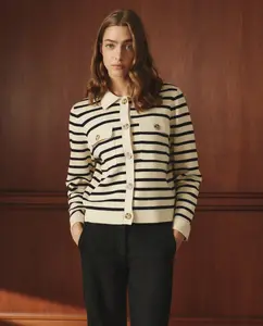 Женский длинный кардиган из хлопка Lloyd'S, темно-синий