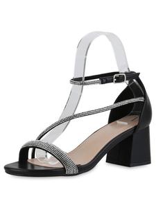 Сандалии на плоской подошве VAN HILL Riemchensandaletten Emily, черный