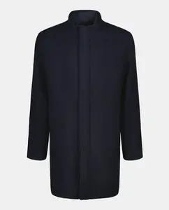Мужское пальто из шерстяного сукна Green Coast, темно-синий