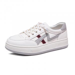 Низкие женские скейтерские кеды POOQ, бежевый