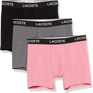 Lacoste мужские боксеры 3 шт, Sage Grey/Black/Midnight Smoke