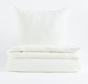 Постельное белье H&M Muslin For Single Bed, белый
