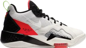 Кроссовки Jordan Zoom 92 GS White Flash Crimson, белый
