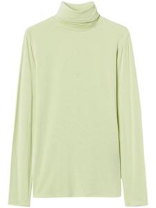Футболка с высоким воротом TWINSET, зеленый