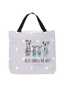 Шоппер Mr. & Mrs. Panda, серый пастельный