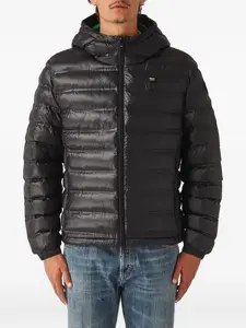 Утеплённая куртка с капюшоном Charles Blauer, черный