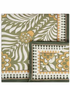 Скатерть tudor среднего размера, 280 cmх180 cm см, La Doublej, зеленый