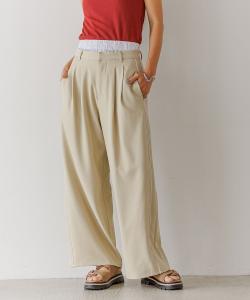 Широкие брюки с двойной талией Bayflow, цвет Beige 55