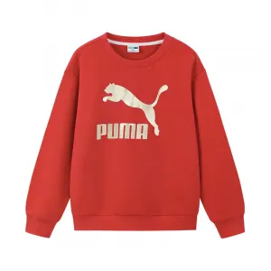 PUMA Свитшот Sportstyle Collection CLASSICS BIG LOGO CREW FL China Red детский