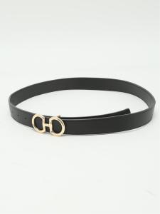 Ремень с пряжкой Bit design Mfeditorial, цвет 05 Black