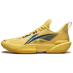 Li-Ning Light Speed 20 Cushioning, износостойкие низкие баскетбольные кроссовки мужские желтые синие