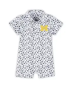 Детский белый комбинезон-поло Michigan Wolverines Earnest для мальчиков и девочек Garb